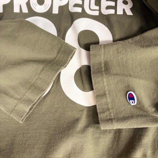 Champion PROPELLER フットボールTシャツ 7分袖 サイズⅬ MADE IN USA