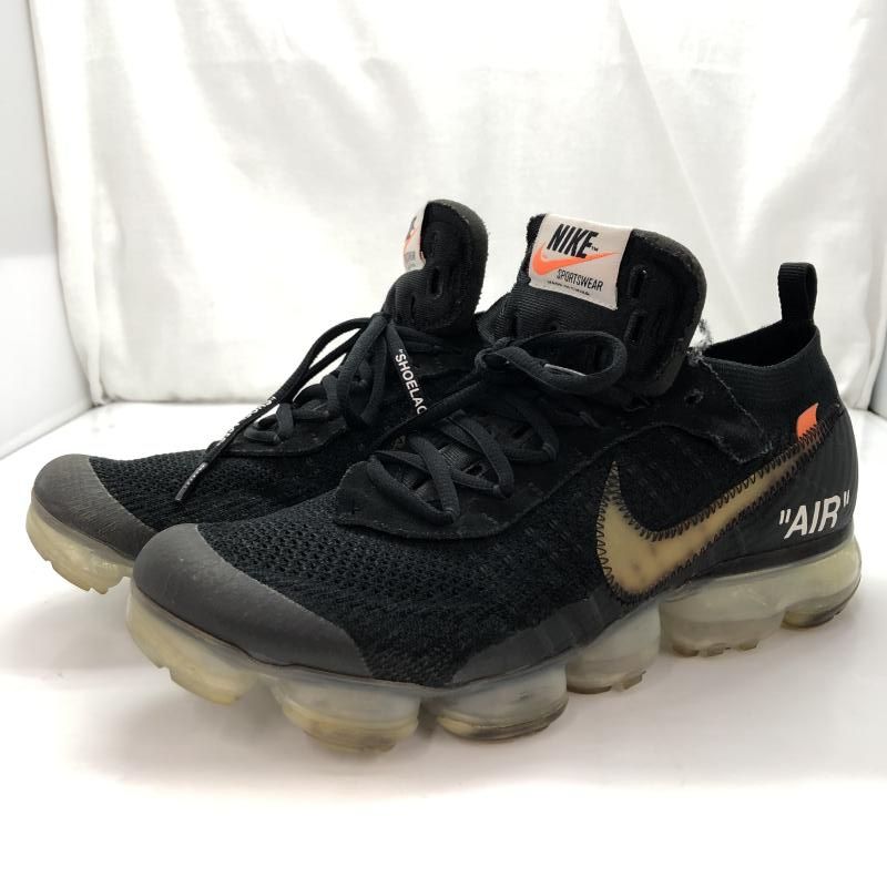 Off-White × Nike Air Vapormax Black|Total Orange|Clear サイズ27.5㎝ AA3831-002 ブラック 91