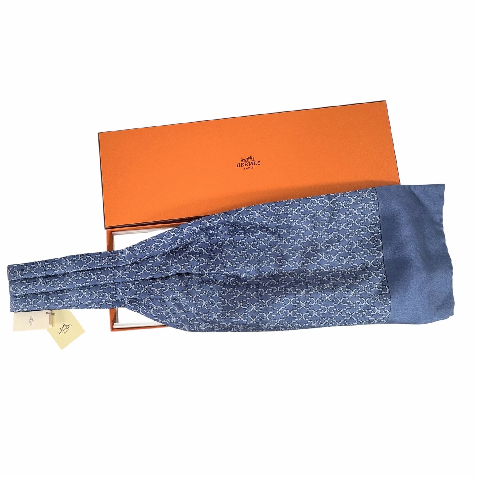 エルメス アスコットタイ スカーフ シルク J0104