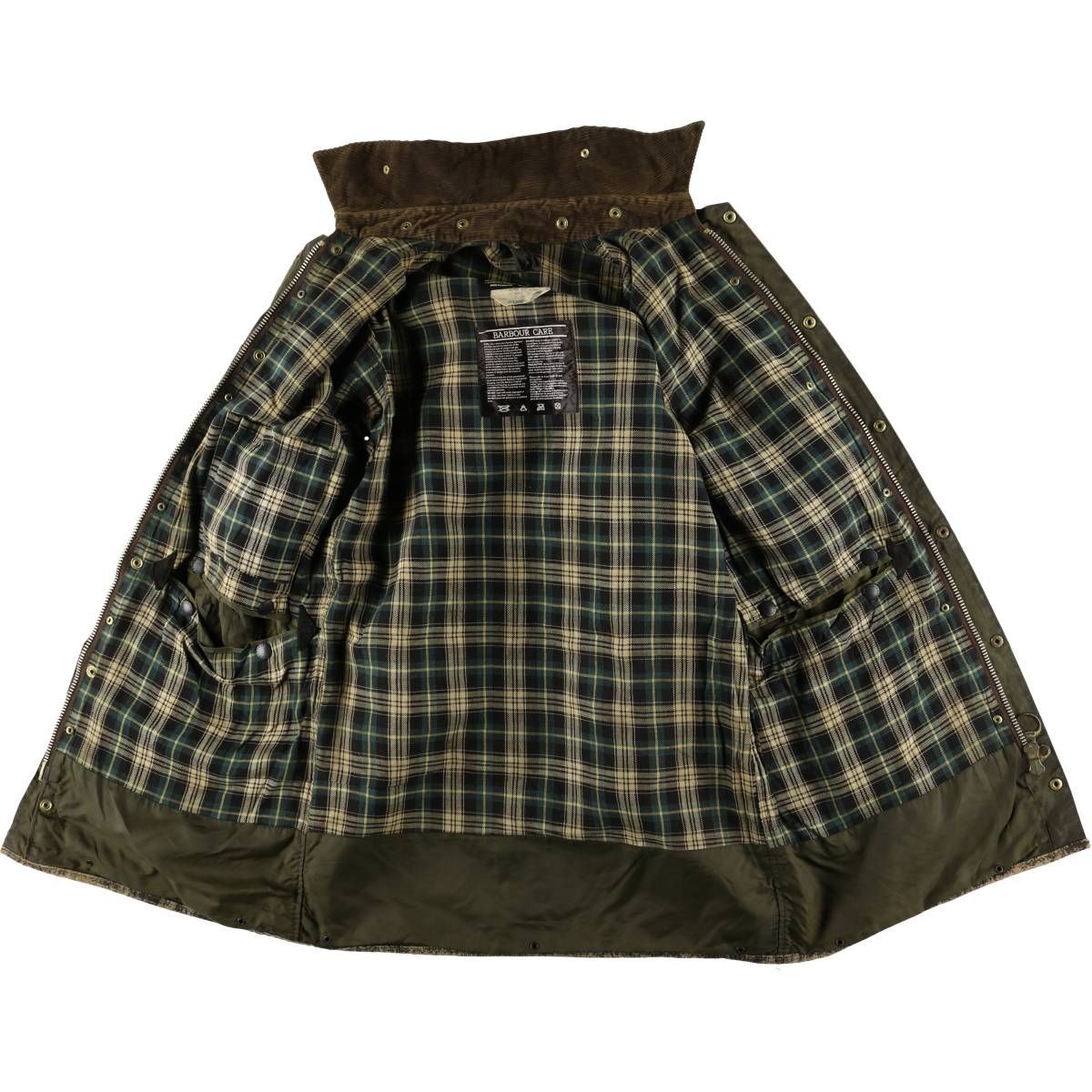 古着 90年代 バブアー Barbour BORDER ボーダー 旧3ワラント ワックス
