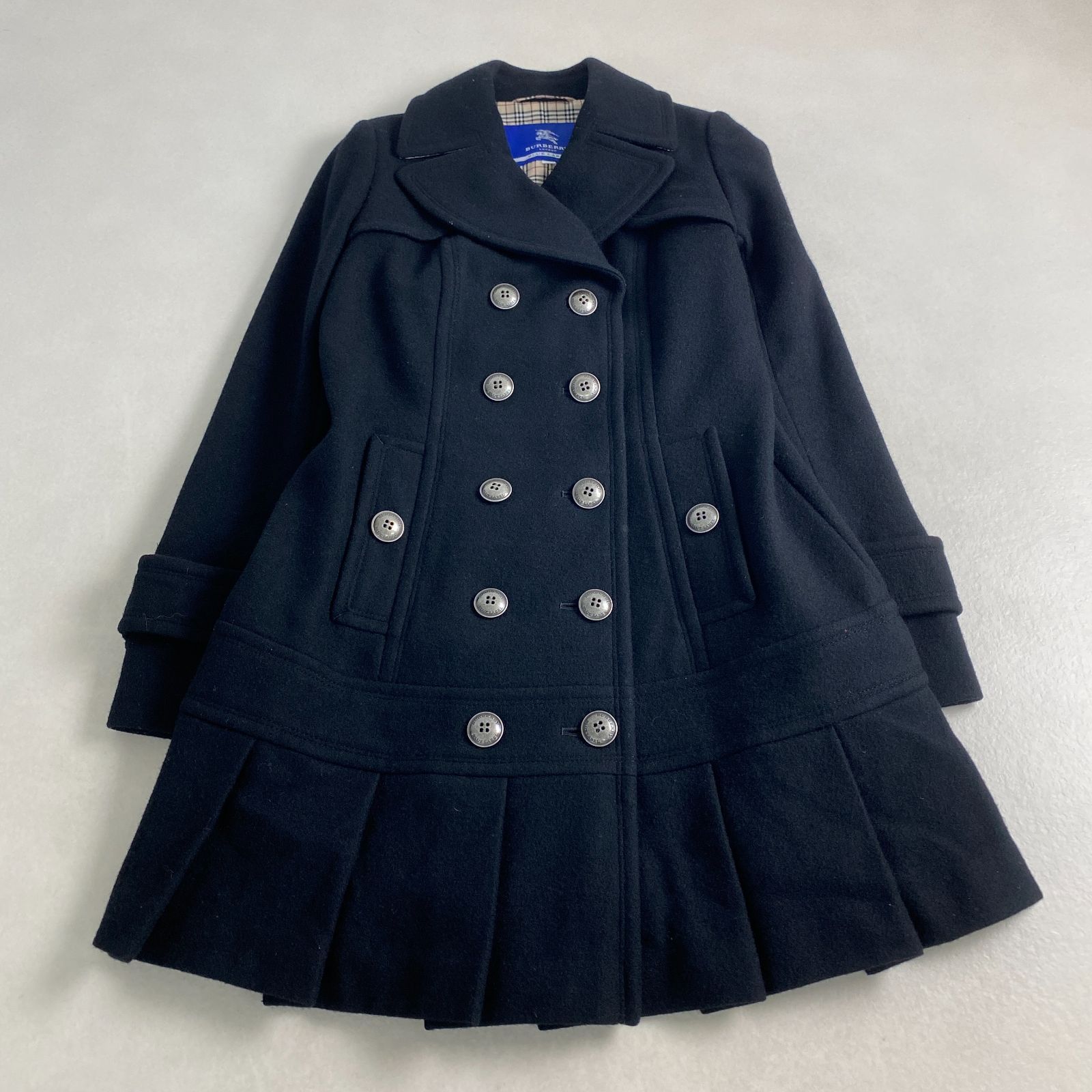 BURBERRY BLUE LABEL Pコート ダブルボタン BURBERRY BLUELABEL