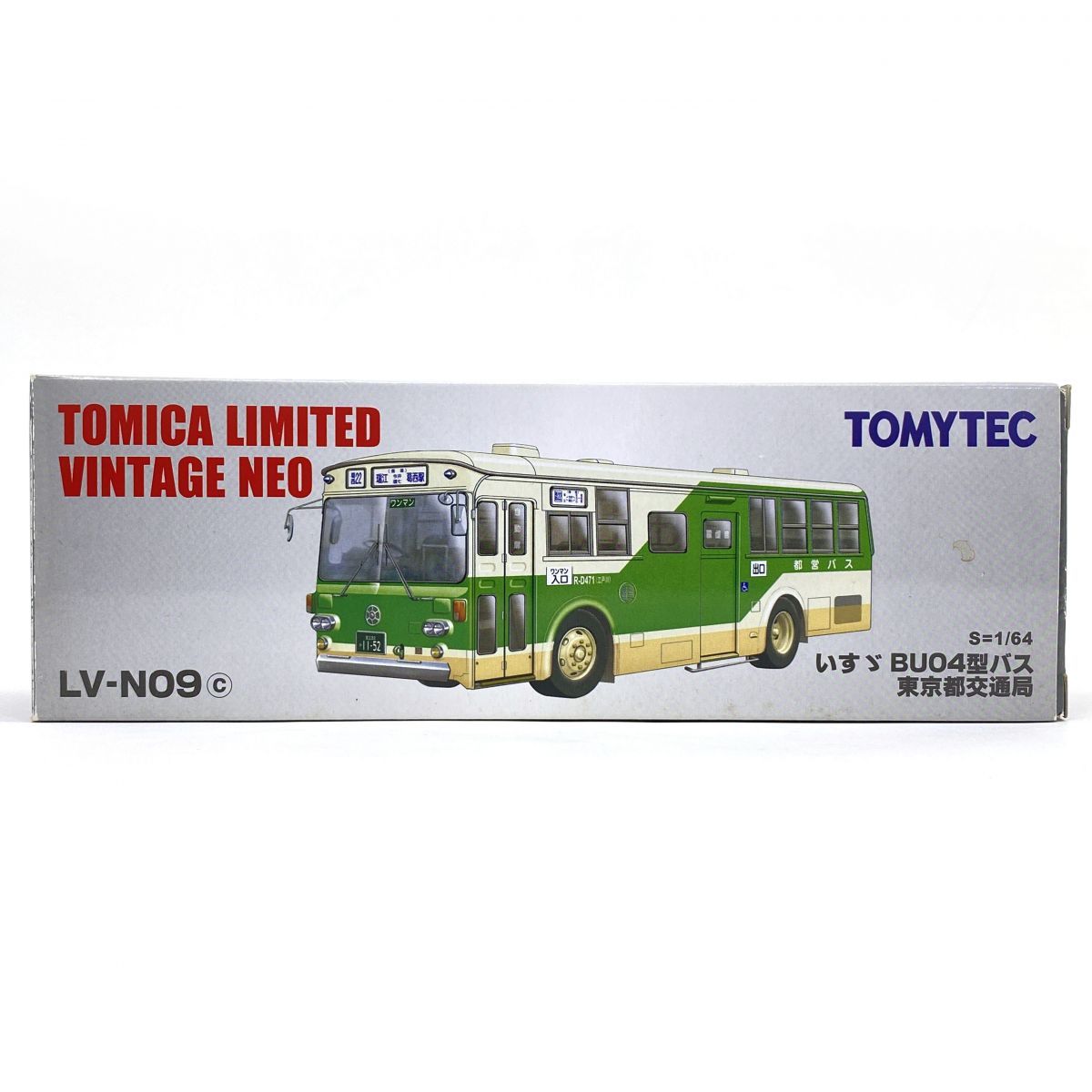 トミーテック トミカ リミテッドヴィンテージネオ LV-N09c いすゞBU04型バス 東京都交通局 グリーン×ホワイト 1|64スケール