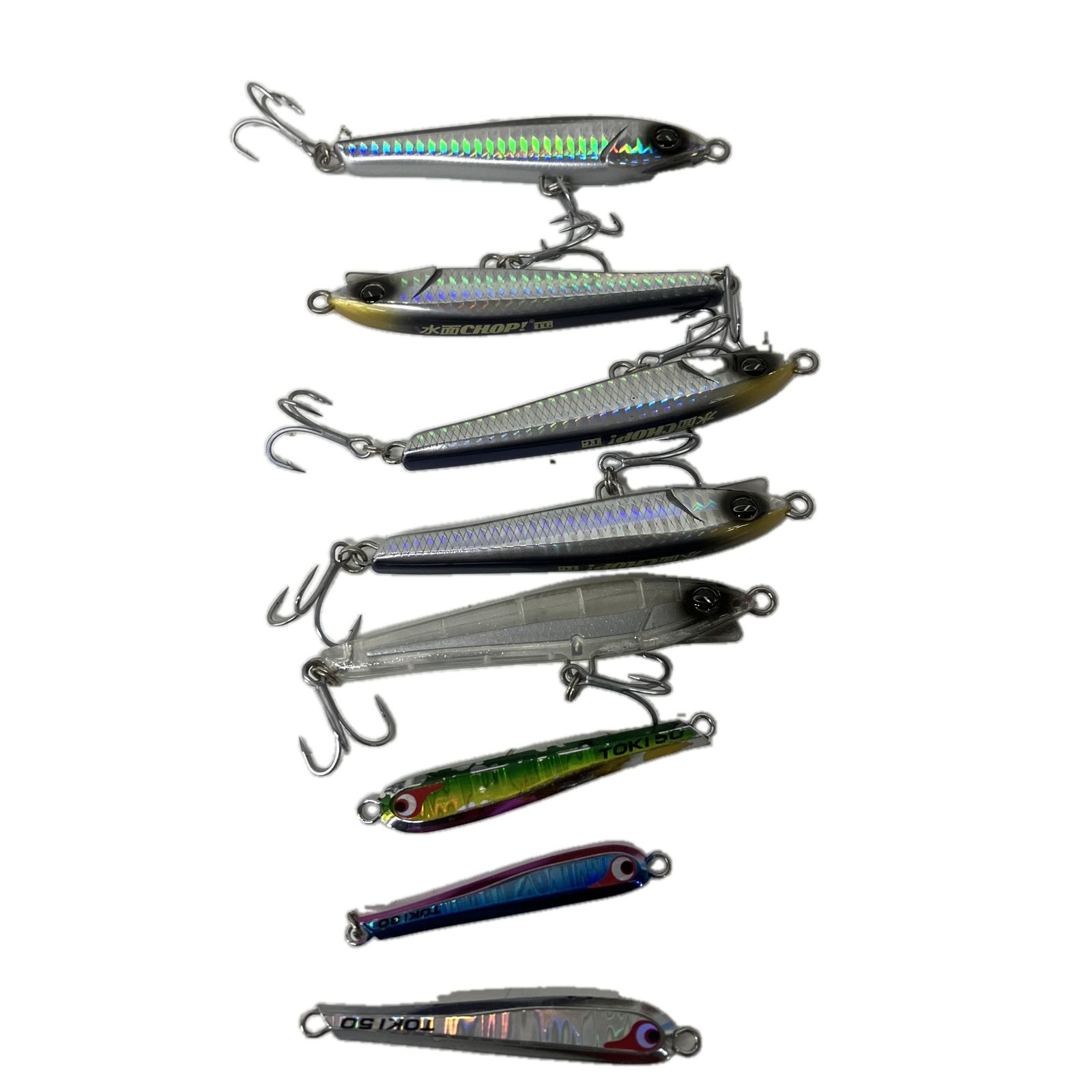 TOKI 60 TOKI 50 水面チョップTG ほか 計43点セット ジグ ルアー 釣具 