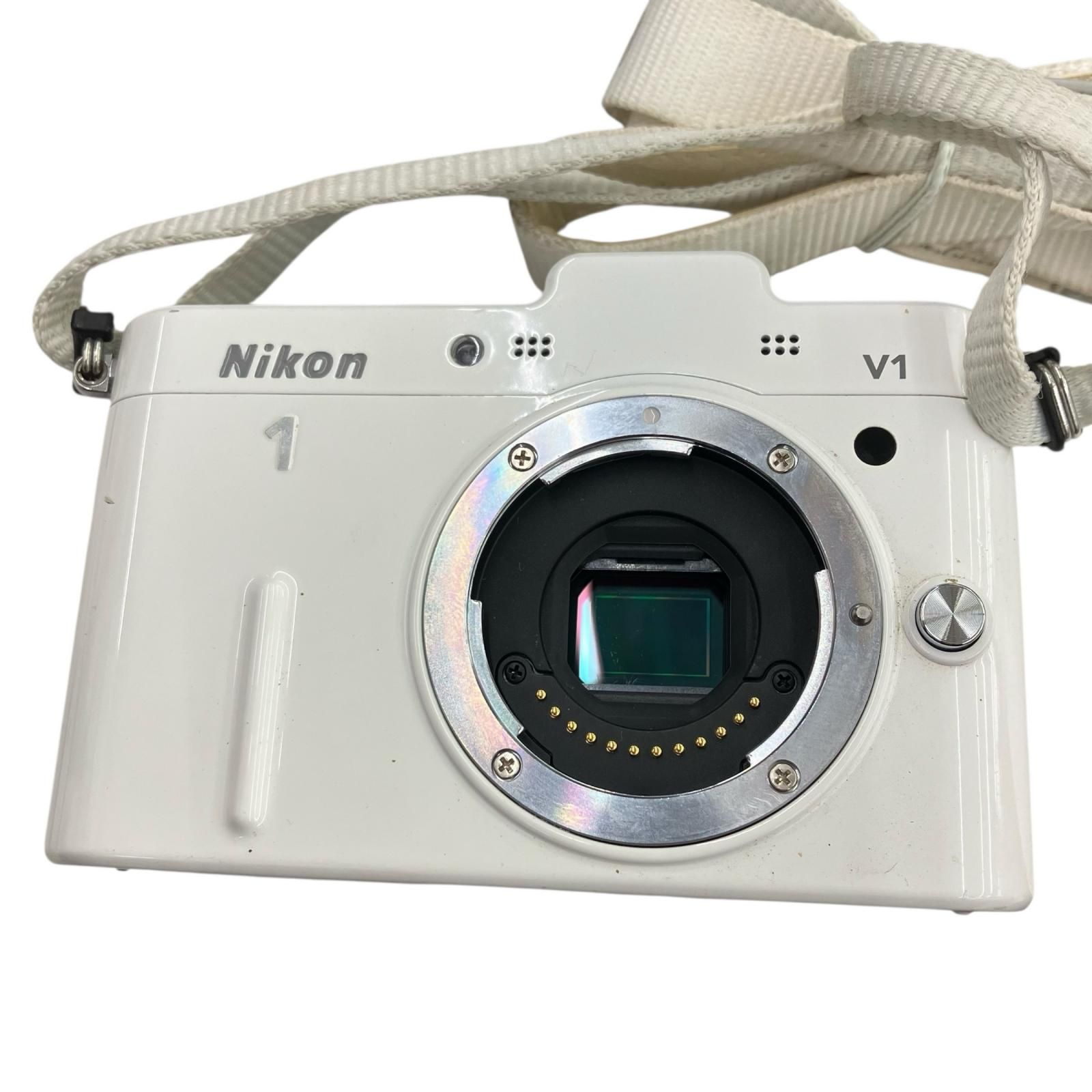 118011 動作未 Nikon ニコン ミラーレス一眼カメラ 1 V ホワイト