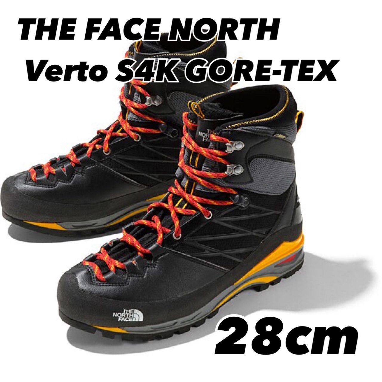 THE NORTH FACE ザ ノース フェイスヴェルト S4K GORE-TEX Verto S4K GORE-TEX NF01612 KY TNFブラック×TNFイエロー 28cm