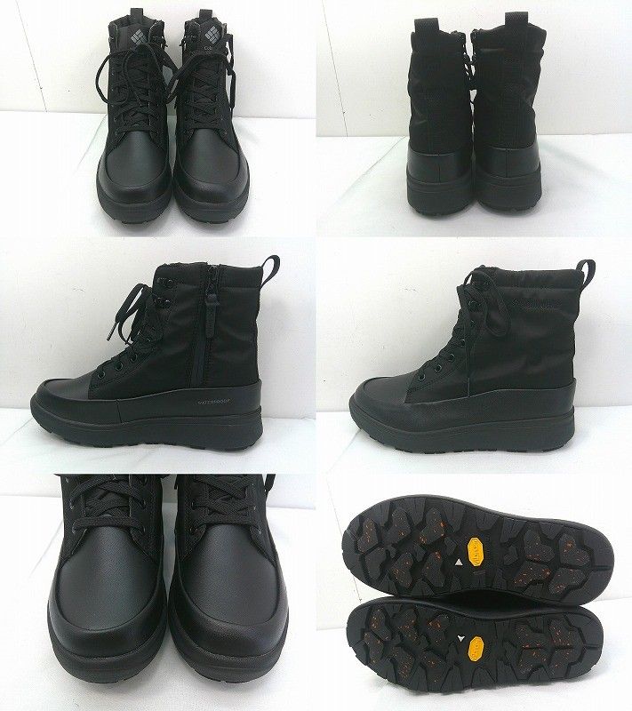 s25g-A676k Columbia コロンビア SAPLAND 3 DIVA LACE WP OH INFINITY スノーブーツ YL9101-010 24.5cm ブラック 箱なし