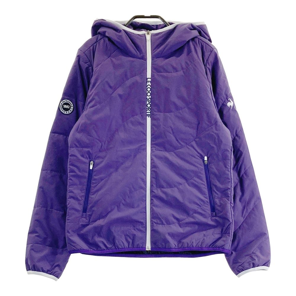 サイズ M LE COQ GOLF ルコックゴルフ モデル 中綿ジャケット パープル系 240101430164 ゴルフウェア レディース ストスト