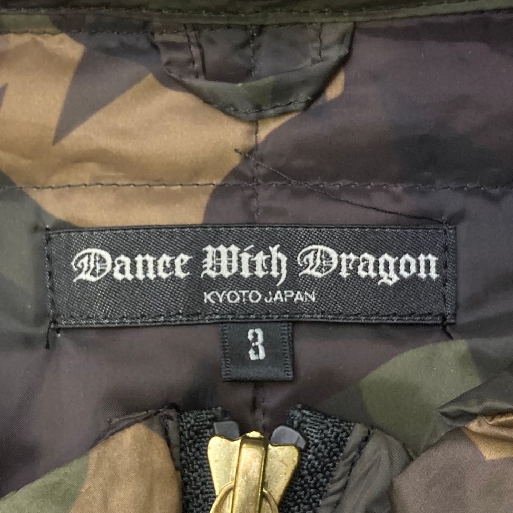 サイズ：3 DANCE WITH DRAGON ダンスウィズドラゴン ダウンジップ