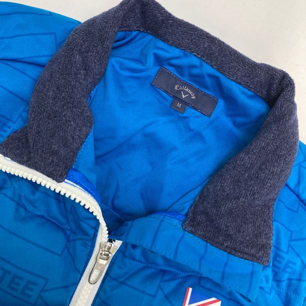 KENZOケンゾーGOLFゴルフ 収納フード付き ジップアップベスト ブラック