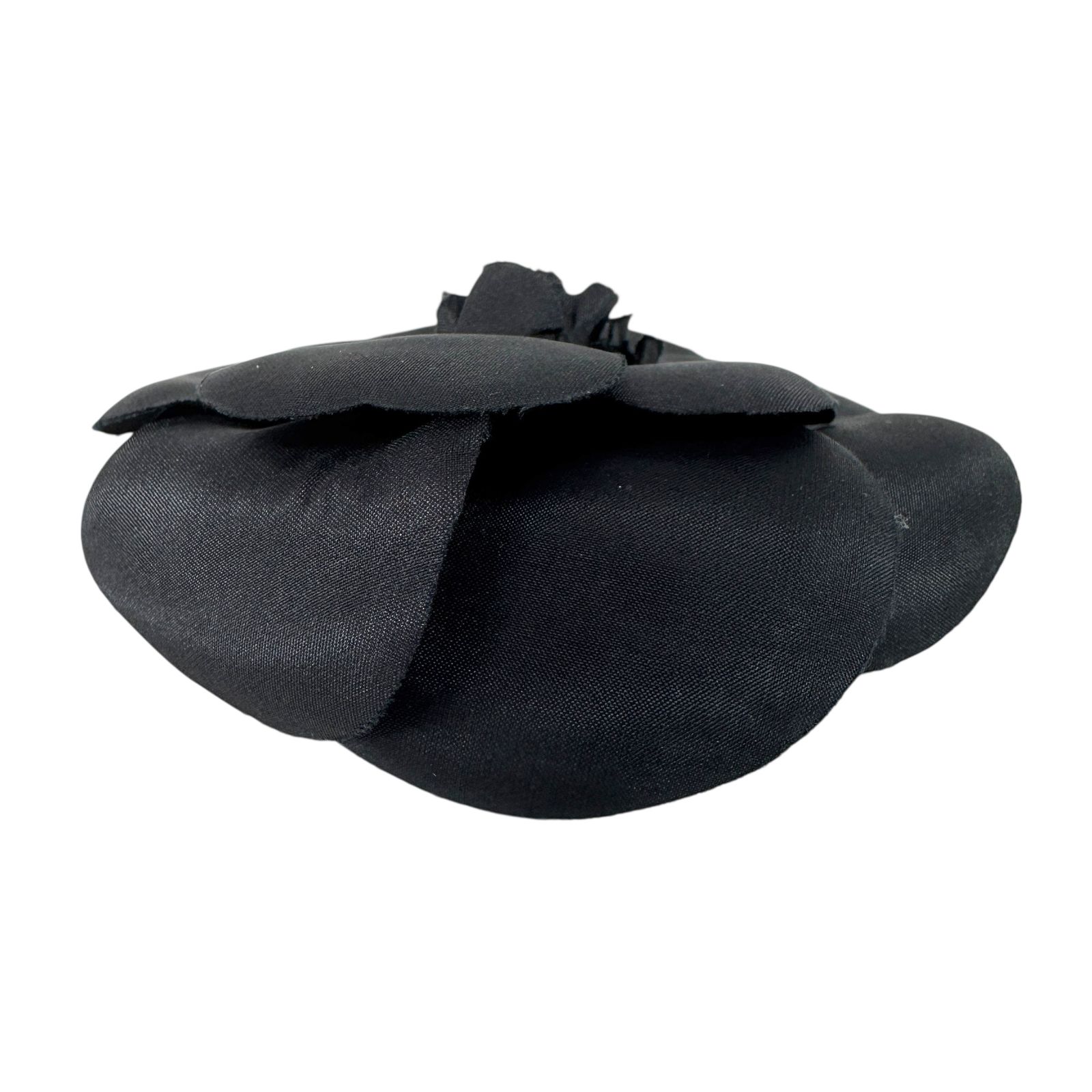 □シャネル□カメリア□ブローチ□コサージュ□ブラック系□J0275