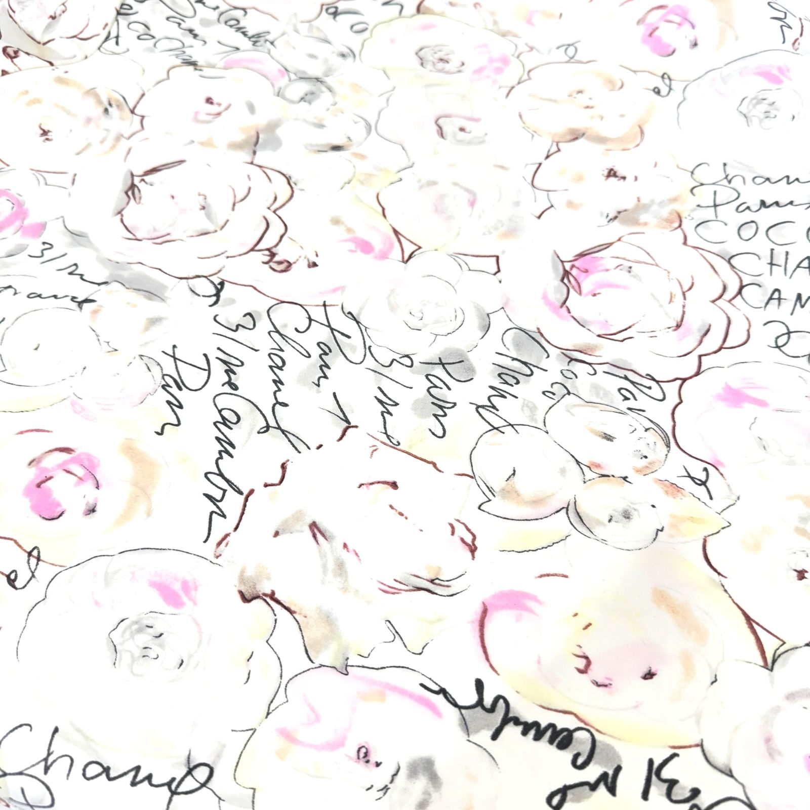 ■シャネル■Tシャツ■マイヨ■カメリア■サイズ42■J0145 □シャネル□Tシャツ□マイヨ□ちびT□カメリア□サイズ42□J0145