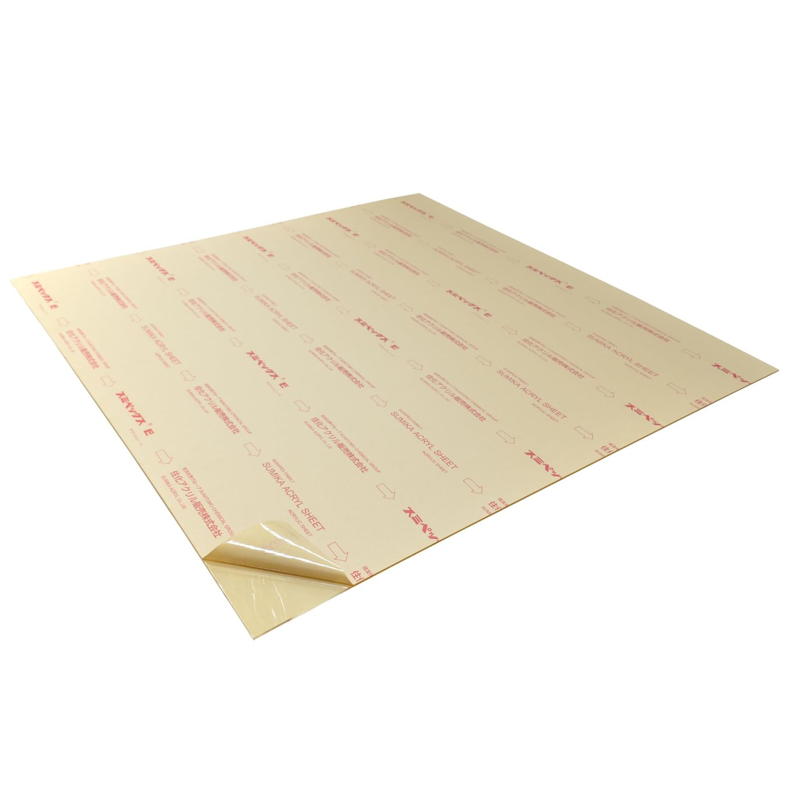 日本産アクリル板 透明 900mm x900mm 厚み3mm