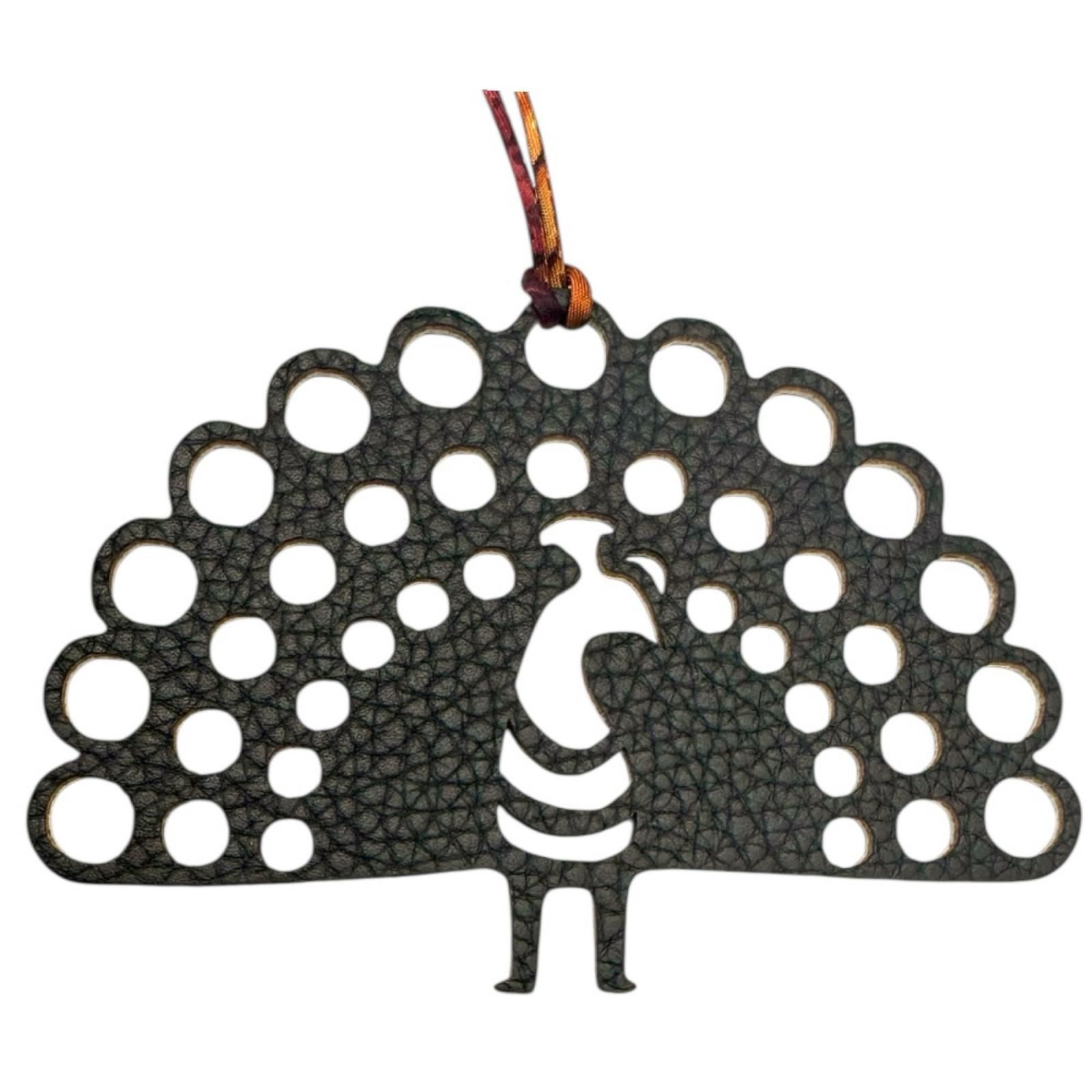 エルメス プティ アッシュ ピーコック チャーム