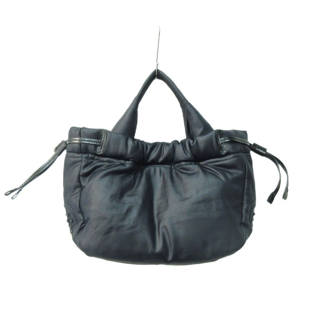 トッズ TOD S 2way ショルダーバッグ ハンド ナイロン 黒 ブラック 1029 STK