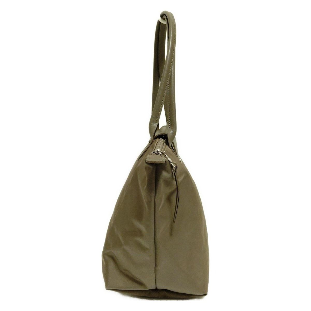 LONGCHAMP ロンシャン ショルダーバッグ ル プリアージュ エクストラ M L2605598215 グレーベージュ 折りたたみ レザー