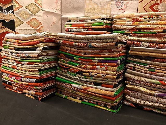 平和屋着物 袋帯 西陣 まとめて100点 向かい鳳凰 向かい鶴 孔雀 蝶 花柄 正倉院 金銀糸 など 着用 多数 あり 全て正絹 mmm067