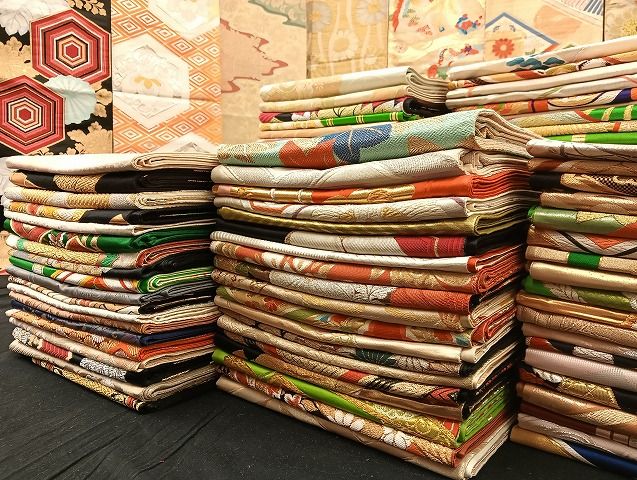 平和屋着物 袋帯 西陣 まとめて100点 鳳凰 向かい鶴 向かい蝶 花柄 正倉院 佐賀錦 山一織物 金銀糸 など ♥品あり 全て正絹 mmm066