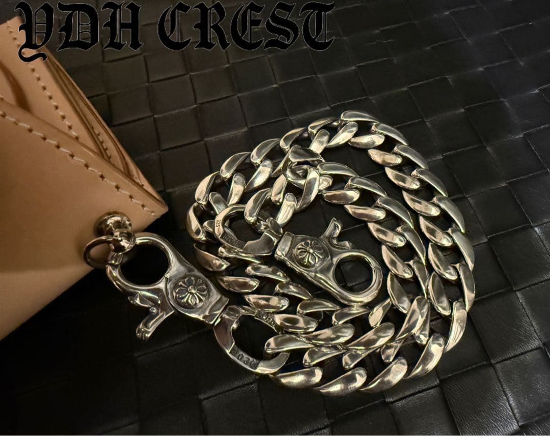 ☆ZKKWCN ウォレットチェーン 重厚クロスチームウォレットチェーン