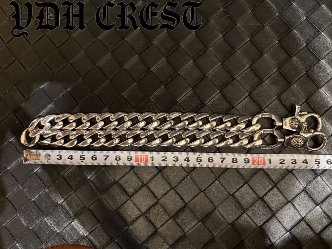 ★ZKKWCN　ウォレットチェーン　重厚クロスチームウォレットチェーン　刻印有り ☆ZKKWCN ウォレットチェーン 重厚クロスチームウォレットチェーン