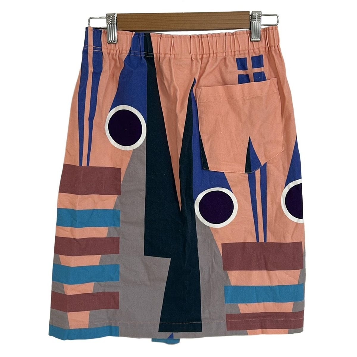 me ISSEY MIYAKE ミー イッセイミヤケ ミニスカート レディース - ライトブラウン×ダークグリーン×マルチ