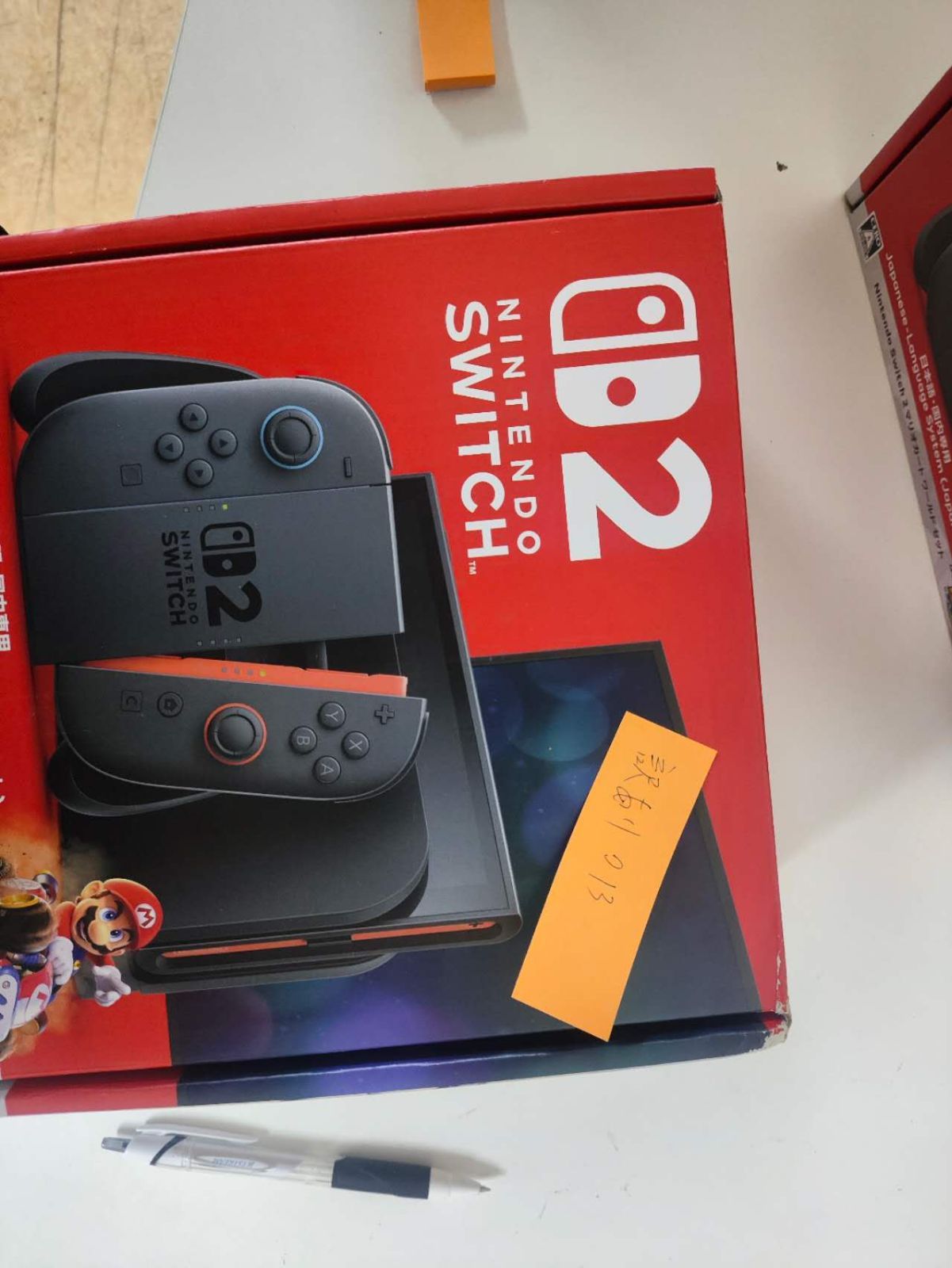 日本語専用のNintendo Switch 2、マリオカートセット付き。 Nintendo Switch2 (日本語・国内専用) マリカワールドセット 即日発送