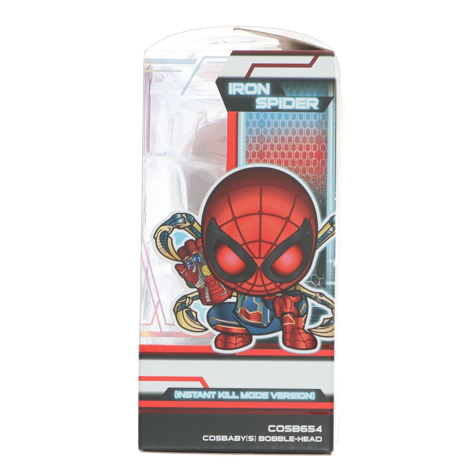 コスベイビー サイズS アイアン・スパイダー(ナノ・ガントレット付き版) アベンジャーズ/エンドゲーム 完成品 フィギュア スパイダーマン エクスクルーシブ・ストア ジャパンツアー限定(COSB654) ホットトイズ コスベイビー サイズS アイアン・スパイダー(ナノ・ガントレット付き版