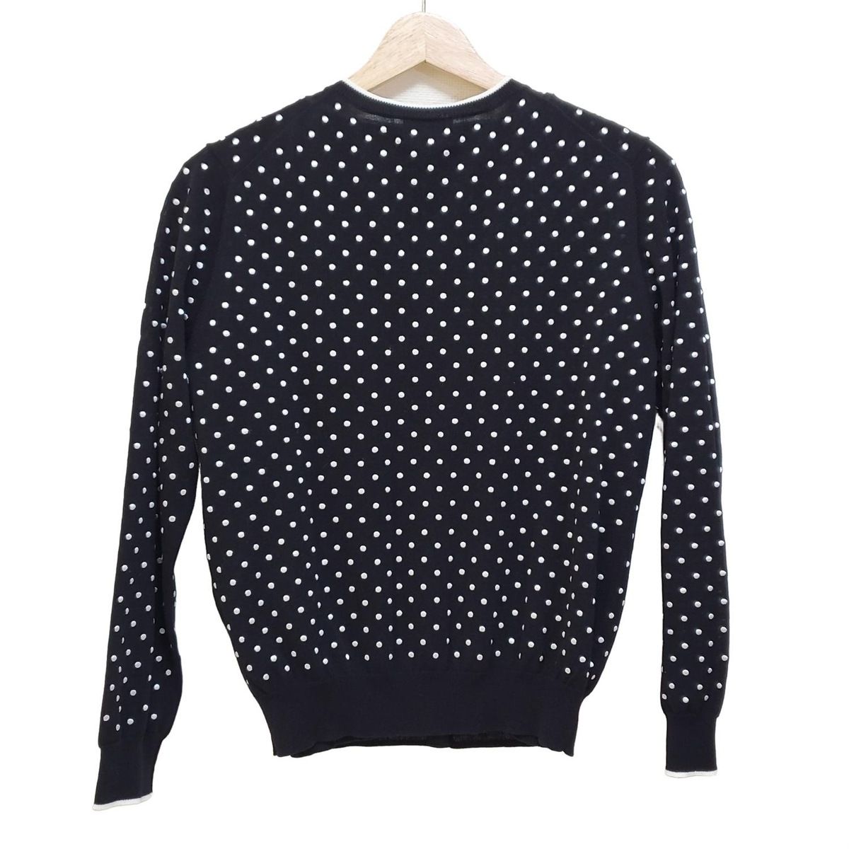 LANVIN COLLECTION ランバン アンサンブル レディース - 黒×白 ドット柄