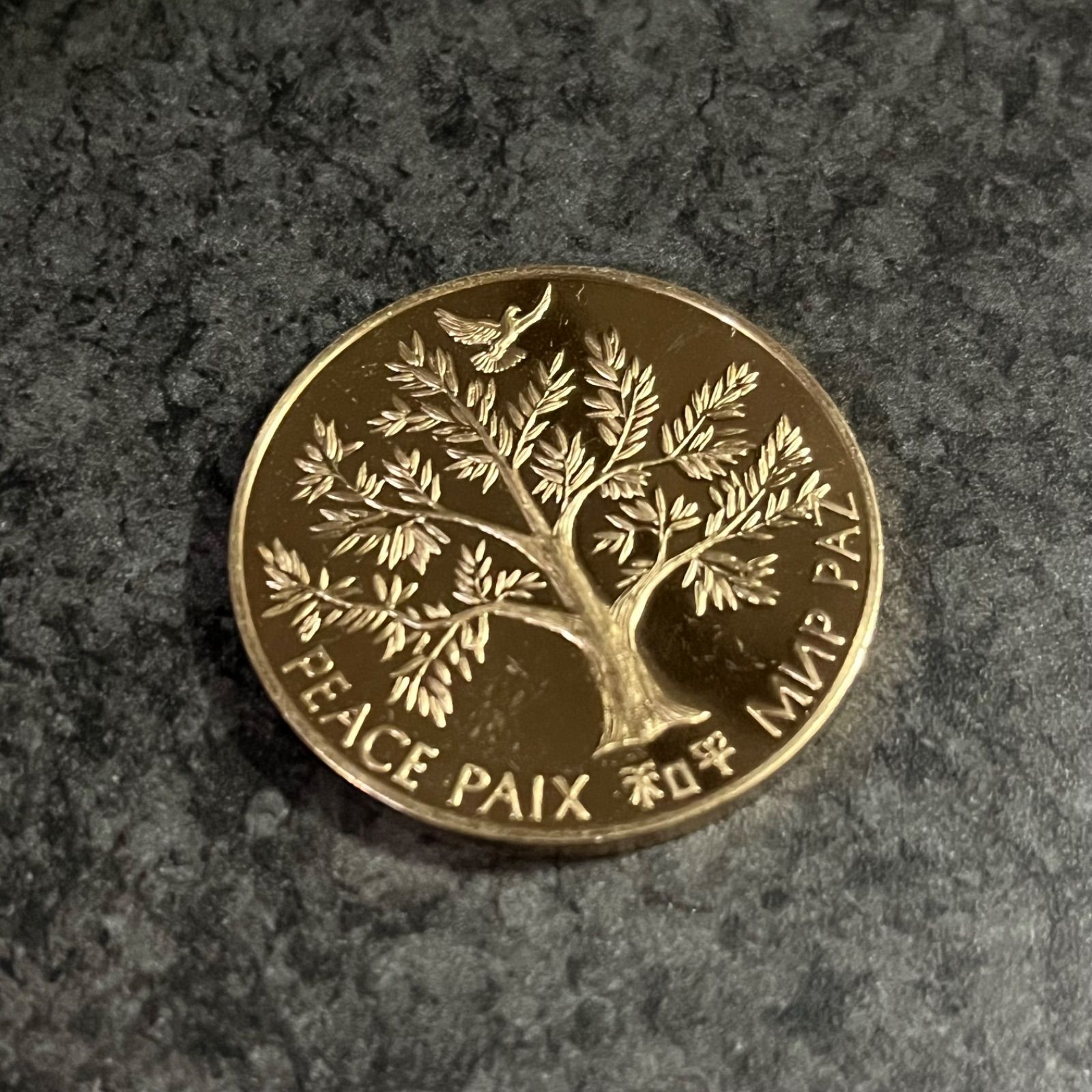 UNITED NATIONS PEACE MEDAL 1975 国連 平和記念 コイン メダル - メルカリ