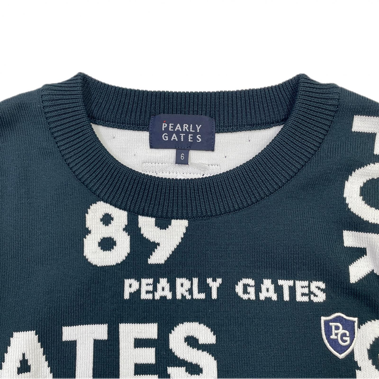 PEARLY GATES クルーネックニット ネイビー PEARLY GATES クルーネックニット ネイビー メンズ パーリーゲイツ