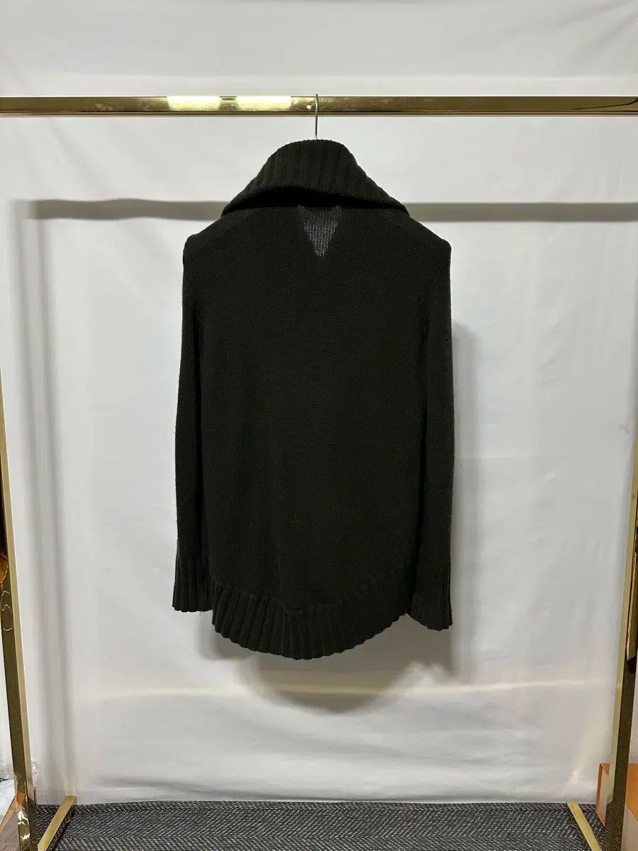 S モンクレール レディース ニットダウン カーディガン ダークカーキ