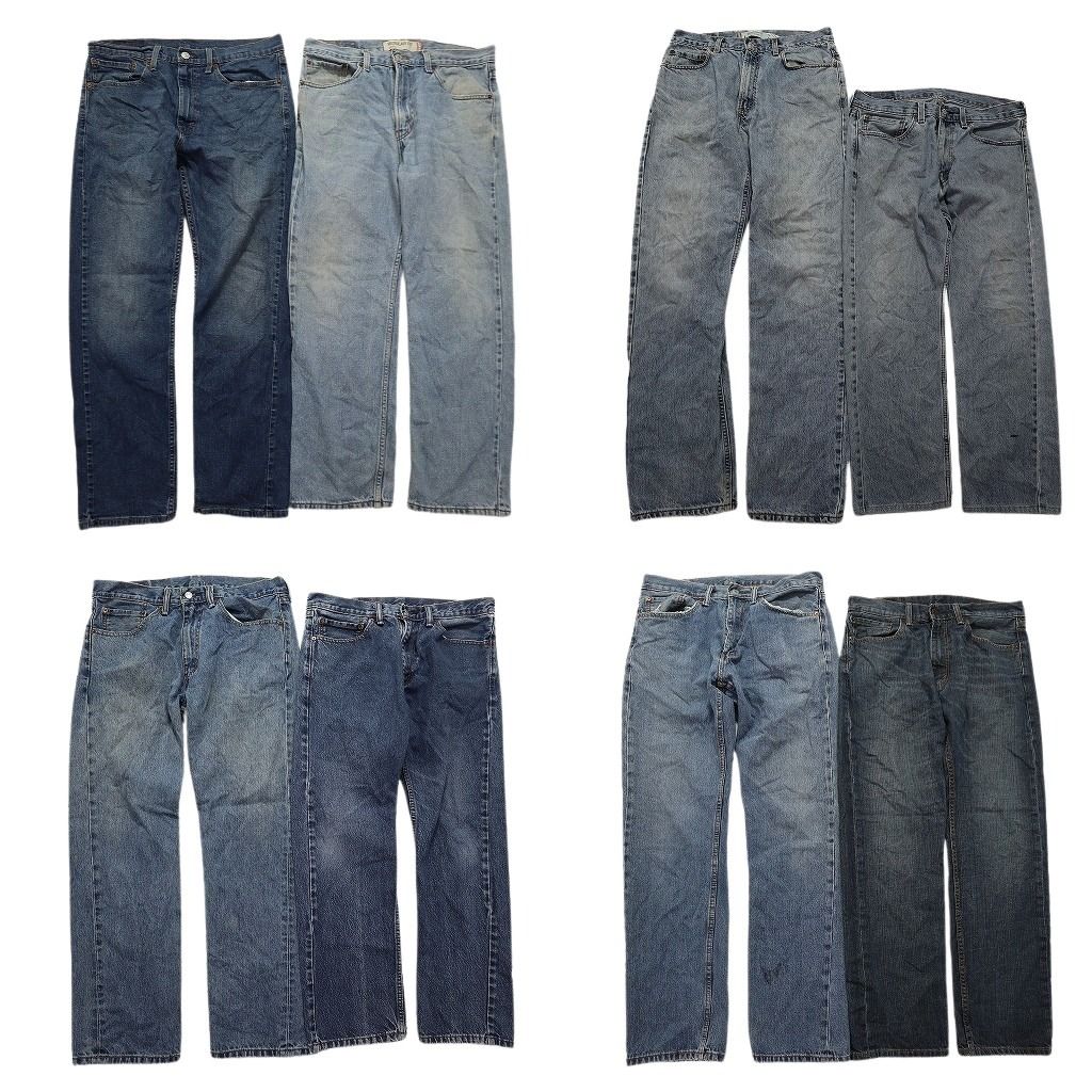 古着卸 まとめ売り リーバイス 505 デニム パンツ 8枚セット (メンズ