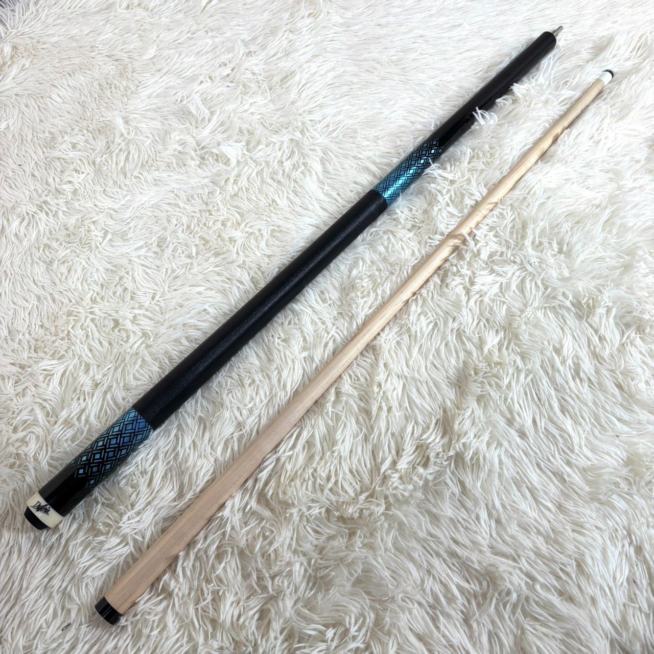 ダファリン　キュー　ビリヤード 美品】 ビリヤード キュー Dufferin ダファリン ブルー 19oz 147cm