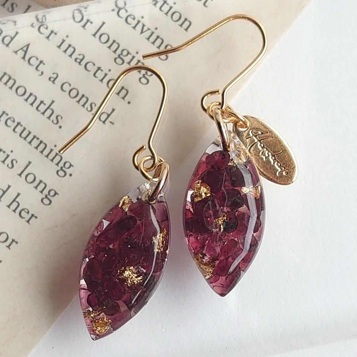 NO.550 ハンドメイド ピアス イヤリング サージカルステンレス 樹脂 