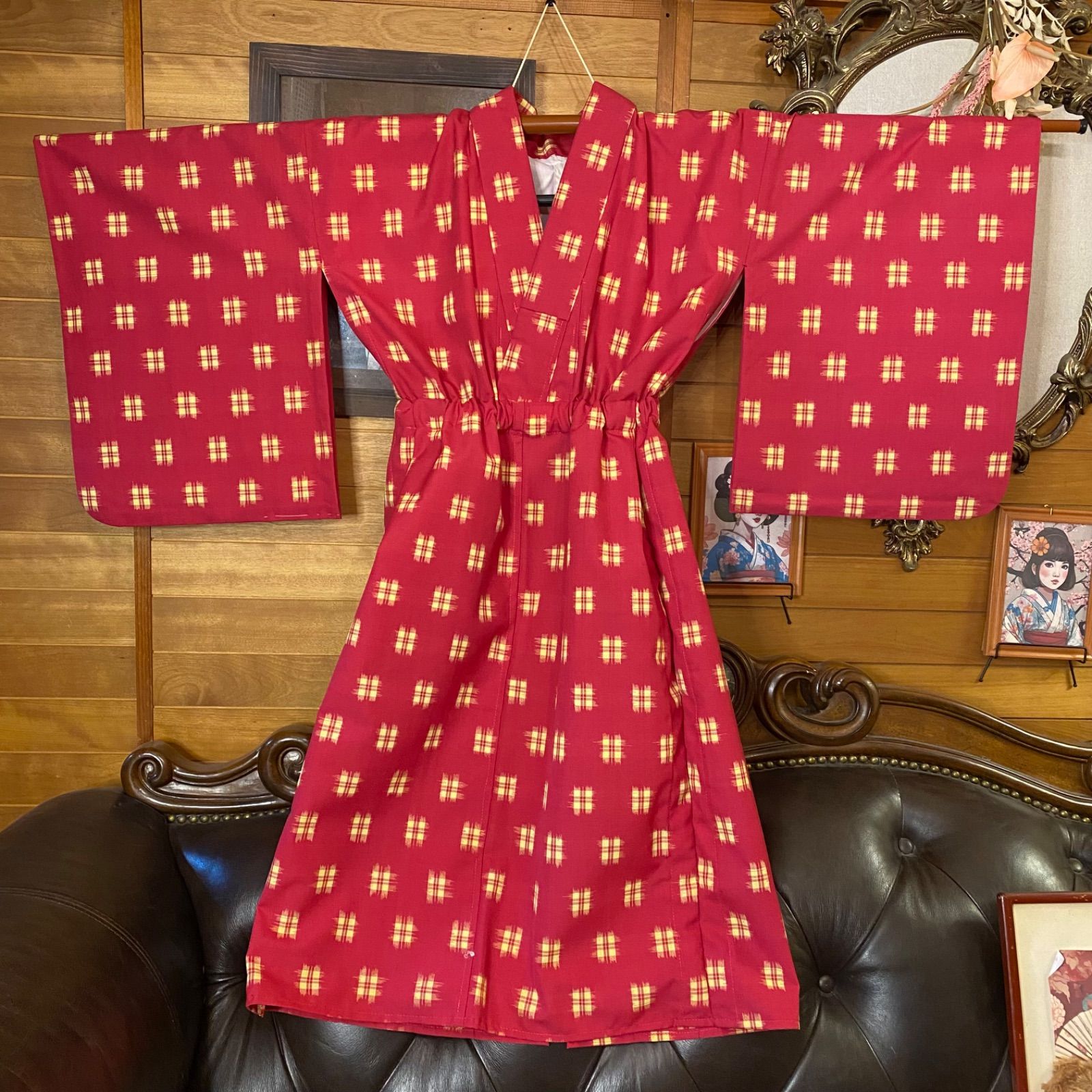 帯サッシュベルト付き