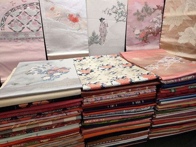 平和屋本店 名古屋帯 まとめて100点 鴛鴦 人物 花柄 駒刺繍 銀糸 など 着用 多数 ♥品あり 全て正絹 ppp2985