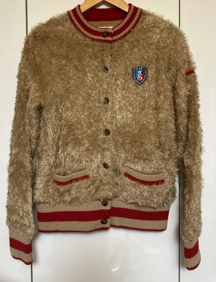 マスターバニーエディション ファー ジップアップニット