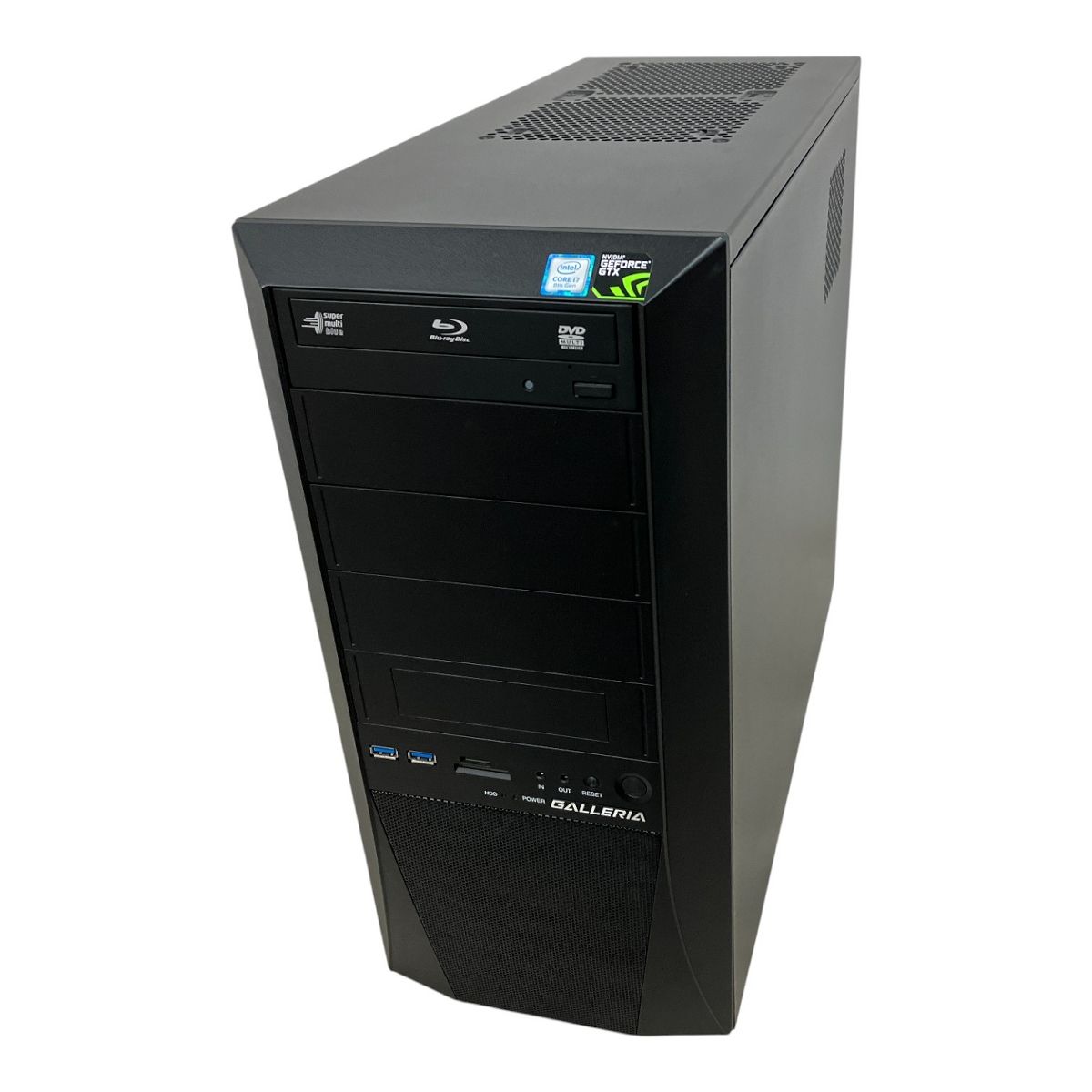 Thirdwave GALLERIA ZZ デスクトップ パソコン i7 8700K 32GB SSD 500GB HDD 3TB RTX 3060 Ti win11 M10513664