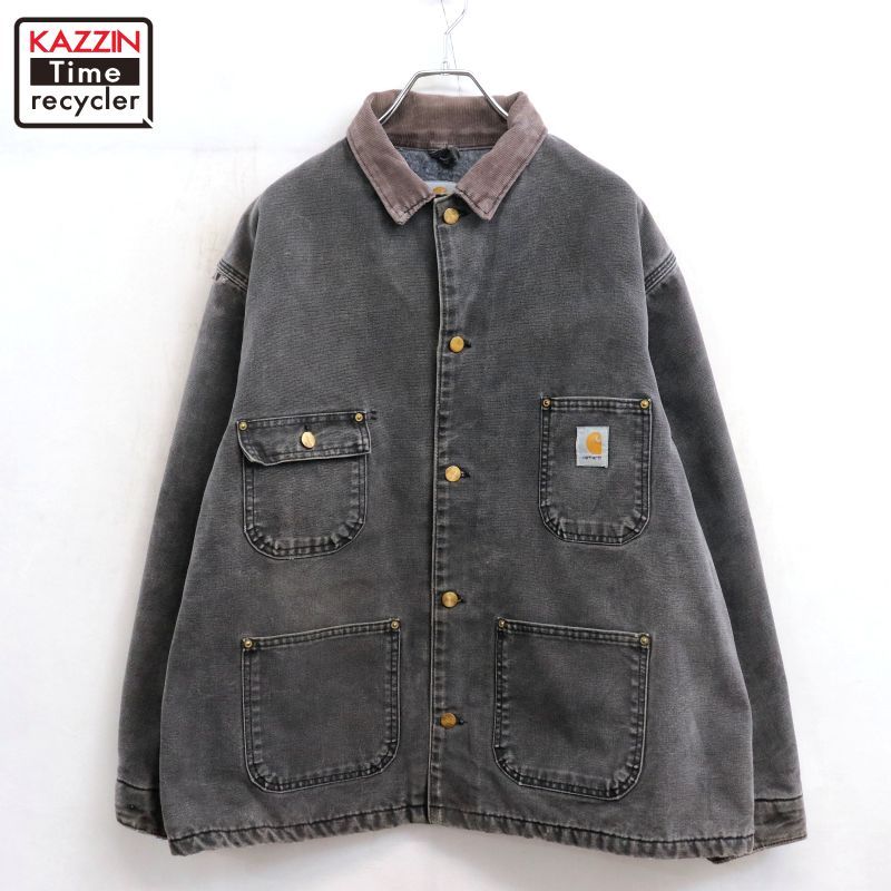 Carhartt ミシガンチョアコート ビンテージ 裏地ブランケット ダッグ地 古着 carhartt/ カーハート/ ミシガンチョアコート/ ダック地/ 裏地