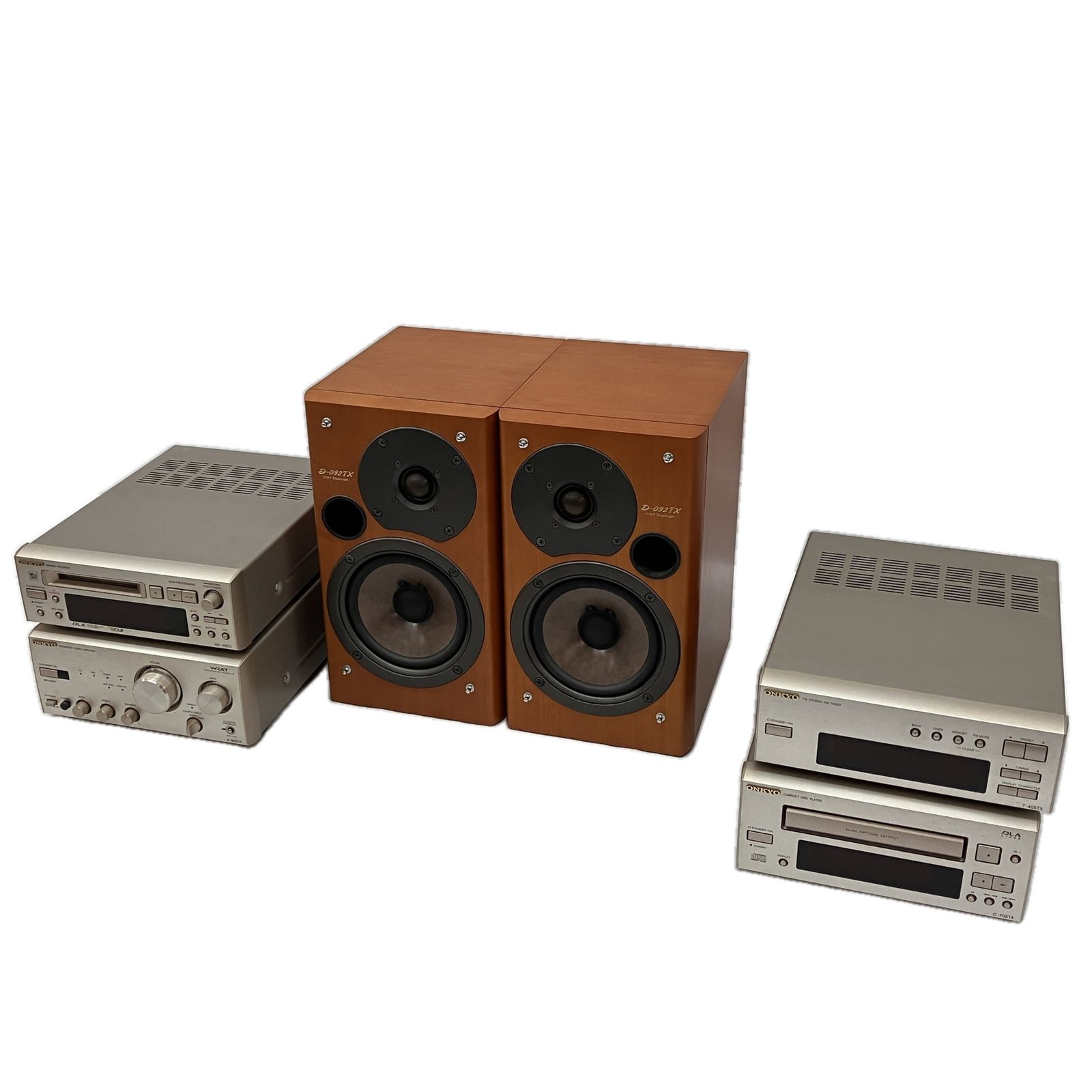 ONKYO INTEC205 オーディオコンポセット 音響機器 現状品 ジャンクC10405357