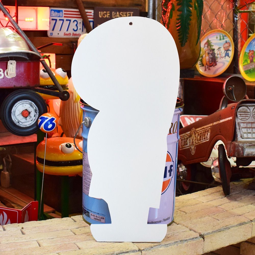 ESSO BOY 木製看板】エッソボーイ スタンド付き / 看板 MDF ガレージ