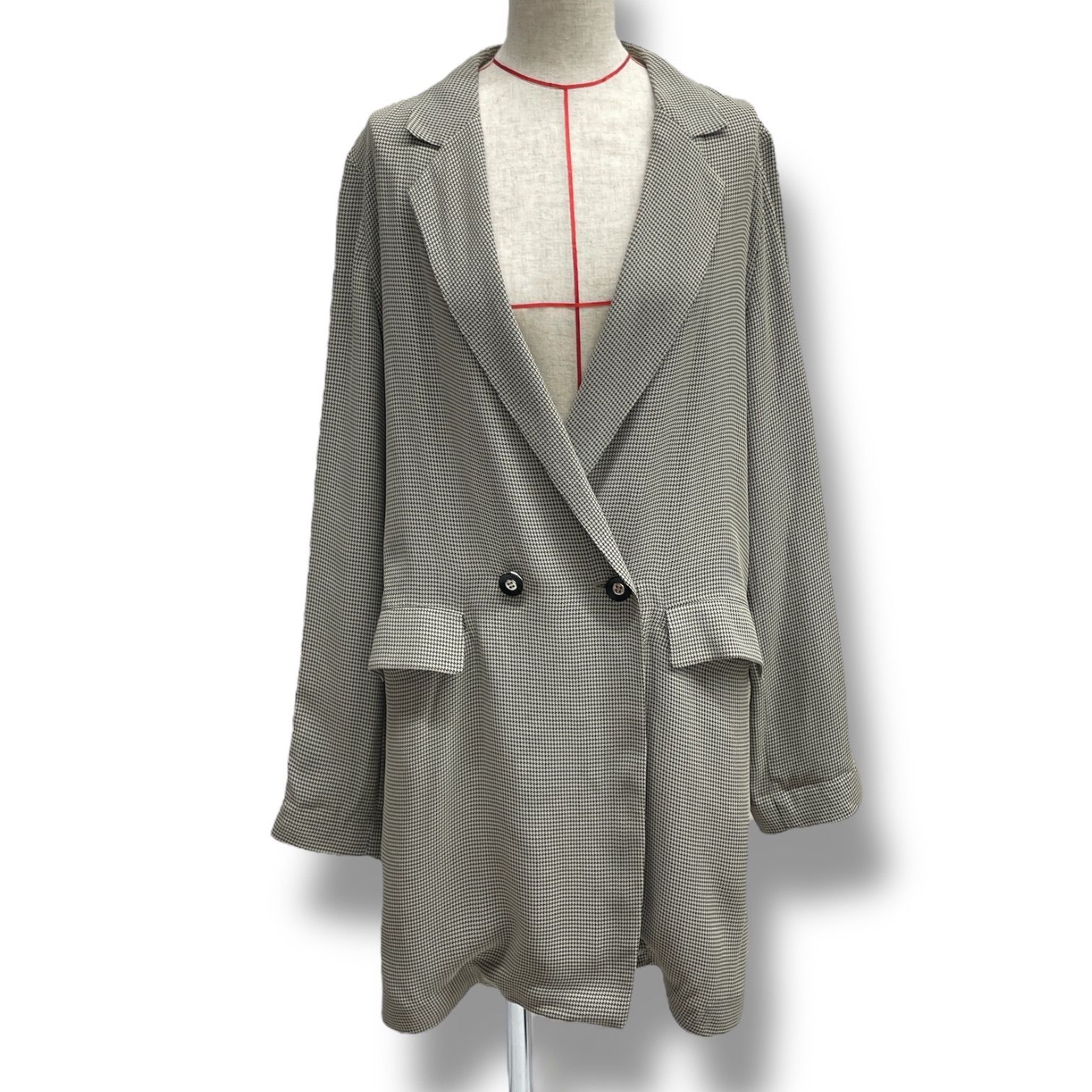 AMERI アメリ MEDI HOUNDSTOOTH JACQUARD JACKET テーラードジャケット