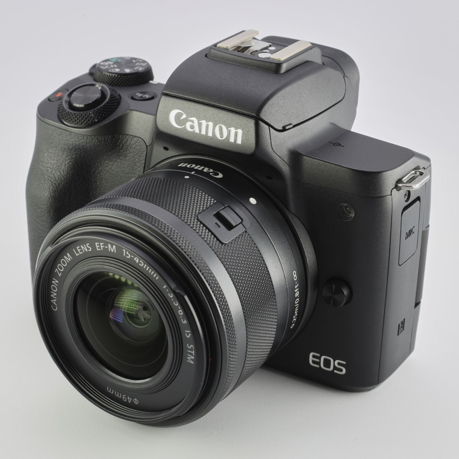 Canon キヤノン EOS Kiss M EF-M15-45 IS STM レンズキット ブラック GP00004448