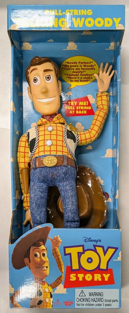 THINKWAY TOYS PULL STRING TALKING TOY STORY | WOODY
