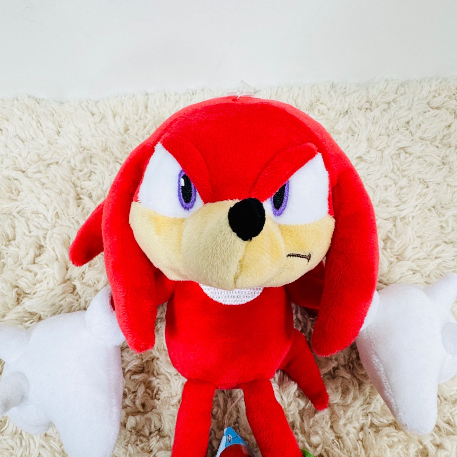 新品未使用品 SONIC THE HEDGEHOG ナックルズ ぬいぐるみ S 三英貿易