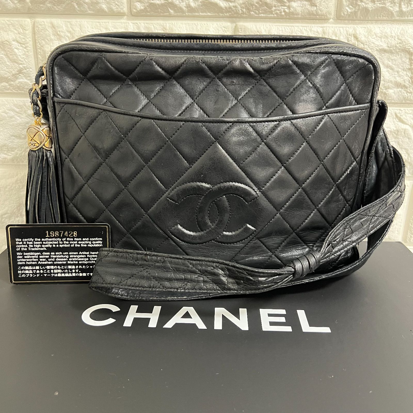 シャネル マトラッセ 27 フリンジ ショルダーバッグ 146