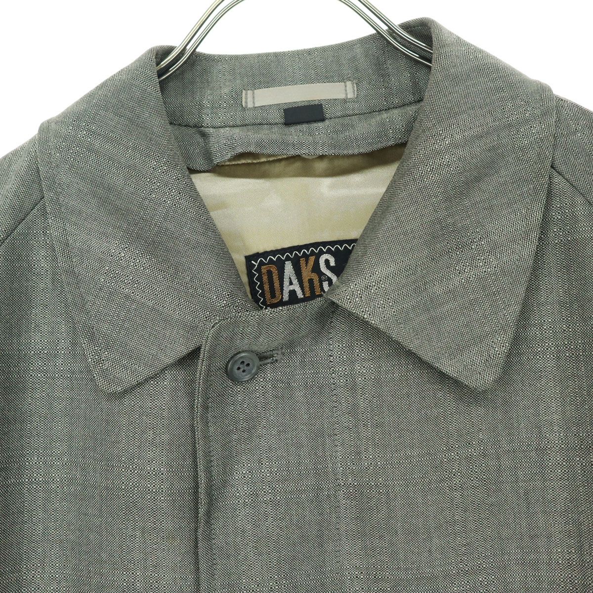DAKS ダックス ロングコート グレー DAKS - 【DAKS】ダックス（9AR）ステンカラーコート チェスターコート