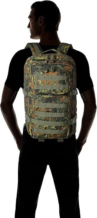 Mil Tec バックパック US Assault Pack モールシステム 大 36 L フレックターンカモ ミルテック