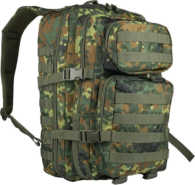 Mil-Tec バックパック US Assault Pack モールシステム 大 36L -フレックターンカモ ミルテック