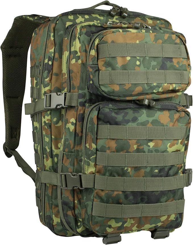 Mil Tec バックパック US Assault Pack モールシステム 大 36 L フレックターンカモ ミルテック カールヘアアイロン(コテ) ヘアアイロン