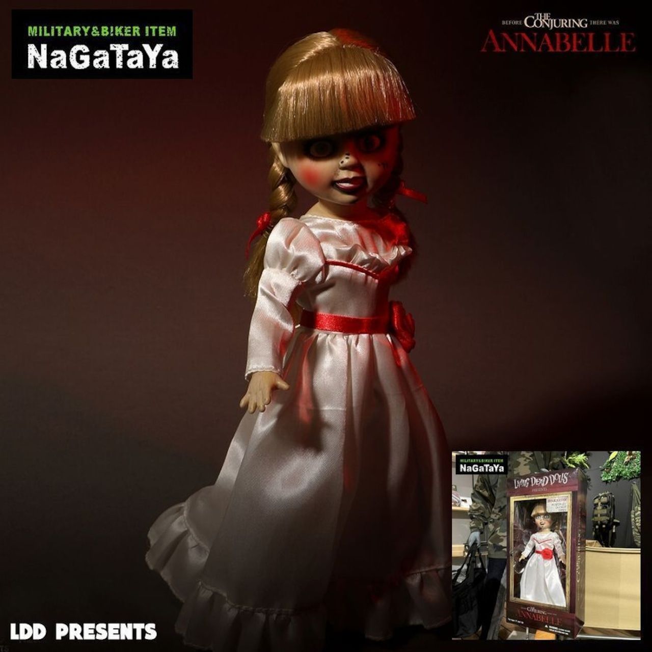 ❗️入手困難❗️アナベル　死霊館　MEZCO ドール　人形　レプリカ　2種類セット 新品未開封 メズコトイズ リビングデッドドールズ アナベル 死霊館の